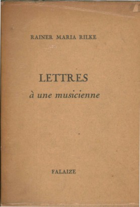 Lettres à une musicienne