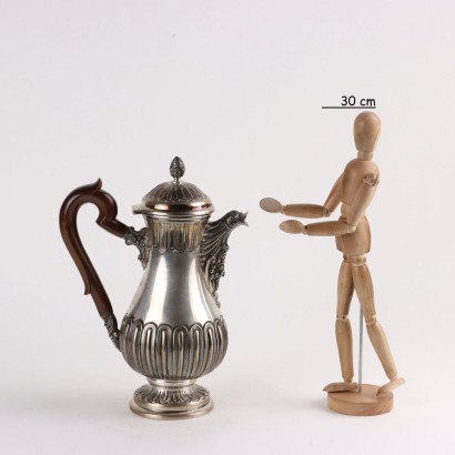 Silver coffee pot Manufacture of Mi