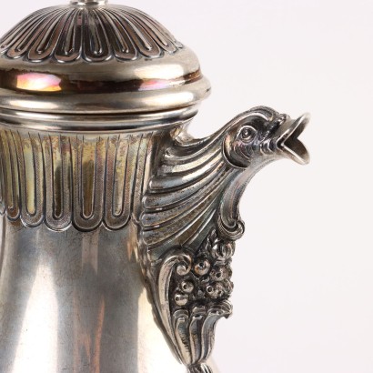 Silver coffee pot Manufacture of Mi