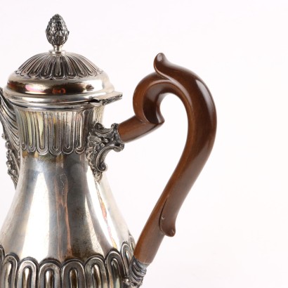 Silver coffee pot Manufacture of Mi