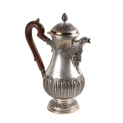 Silver coffee pot Manufacture of Mi