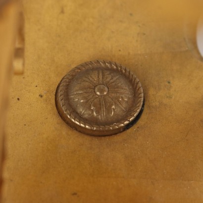 Horloge de comptoir en bronze doré