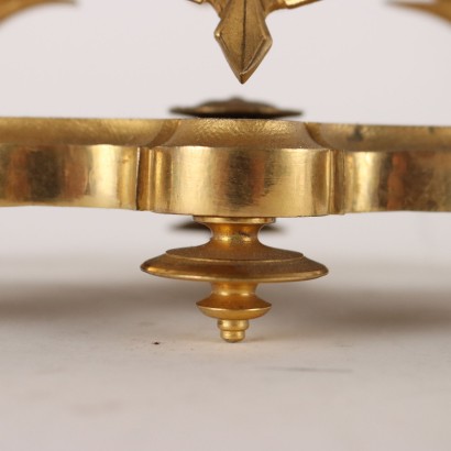 Countertop Clock in Gilded Bronze