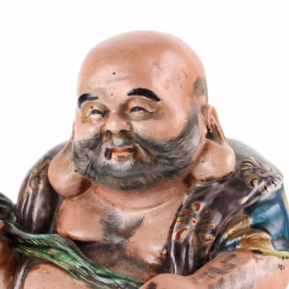 Figura de porcelana Hotei Kutani