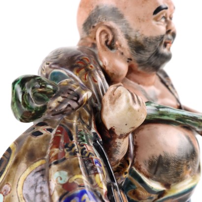 Figura de porcelana Hotei Kutani