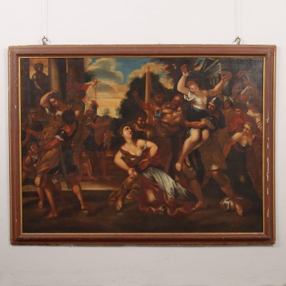 Dipinto con Il Ratto delle Sabine