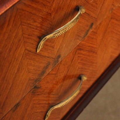 Chest of drawers with mirror, 1950s dresser