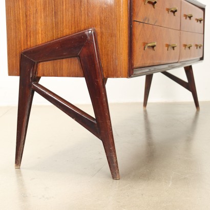 Commode avec miroir, commode années 1950