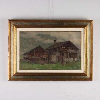 Pintura de Mario Moretti Foggia,Cabañas de montaña,Mario Moretti Foggia,Mario Moretti Foggia,Mario Moretti Foggia,Mario Moretti Foggia,Mario Moretti Foggia