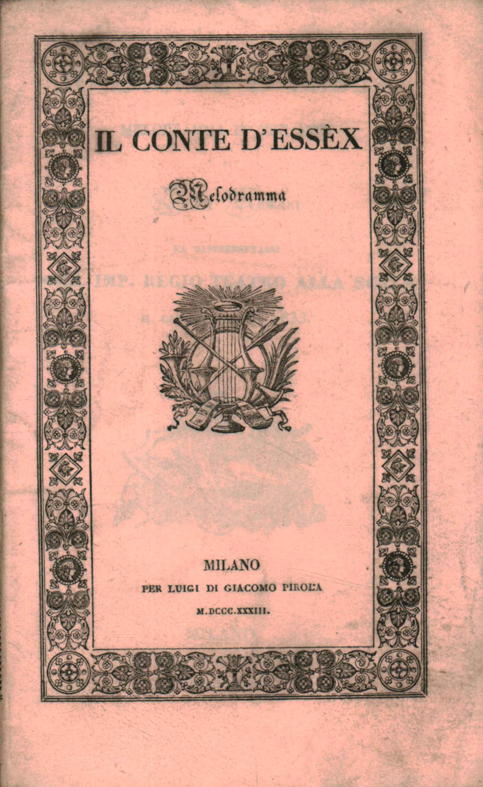 Il Conte d'Essex Melodramma in%,Il Conte d'Essex Melodramma in%,Il Conte d'Essex Melodramma in%