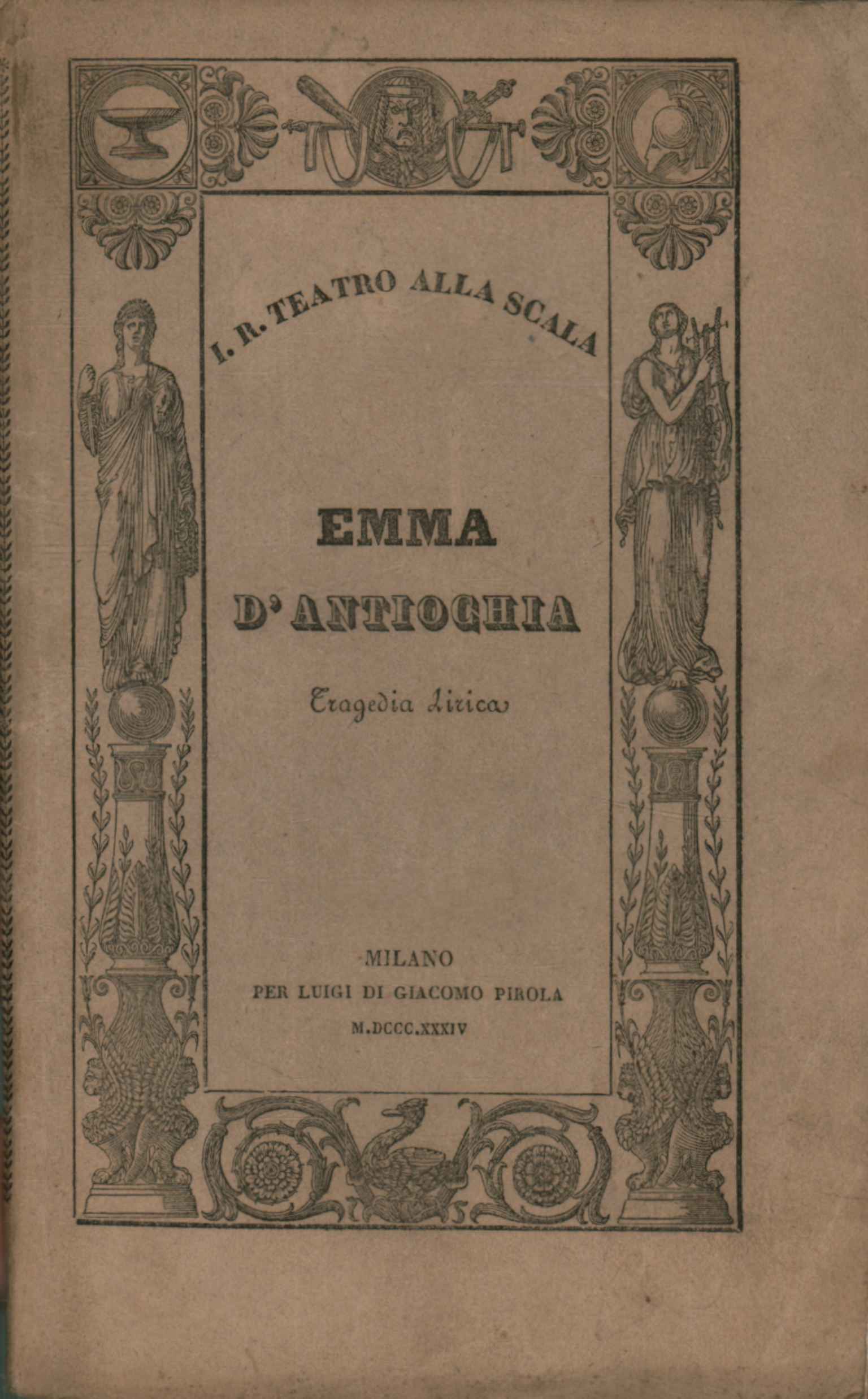 Emma de Antioquía Tragedia Lírica%,Emma de Antioquía Tragedia Lírica%