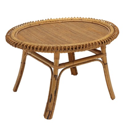 Bamboo coffee table from the 50s and 60s