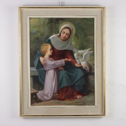 Peinture de Francesco Mazzucchi,Vierge à l'Enfant,Francesco Mazzucchi,Francesco Mazzucchi,Francesco Mazzucchi,Francesco Mazzucchi,Francesco Mazzucchi