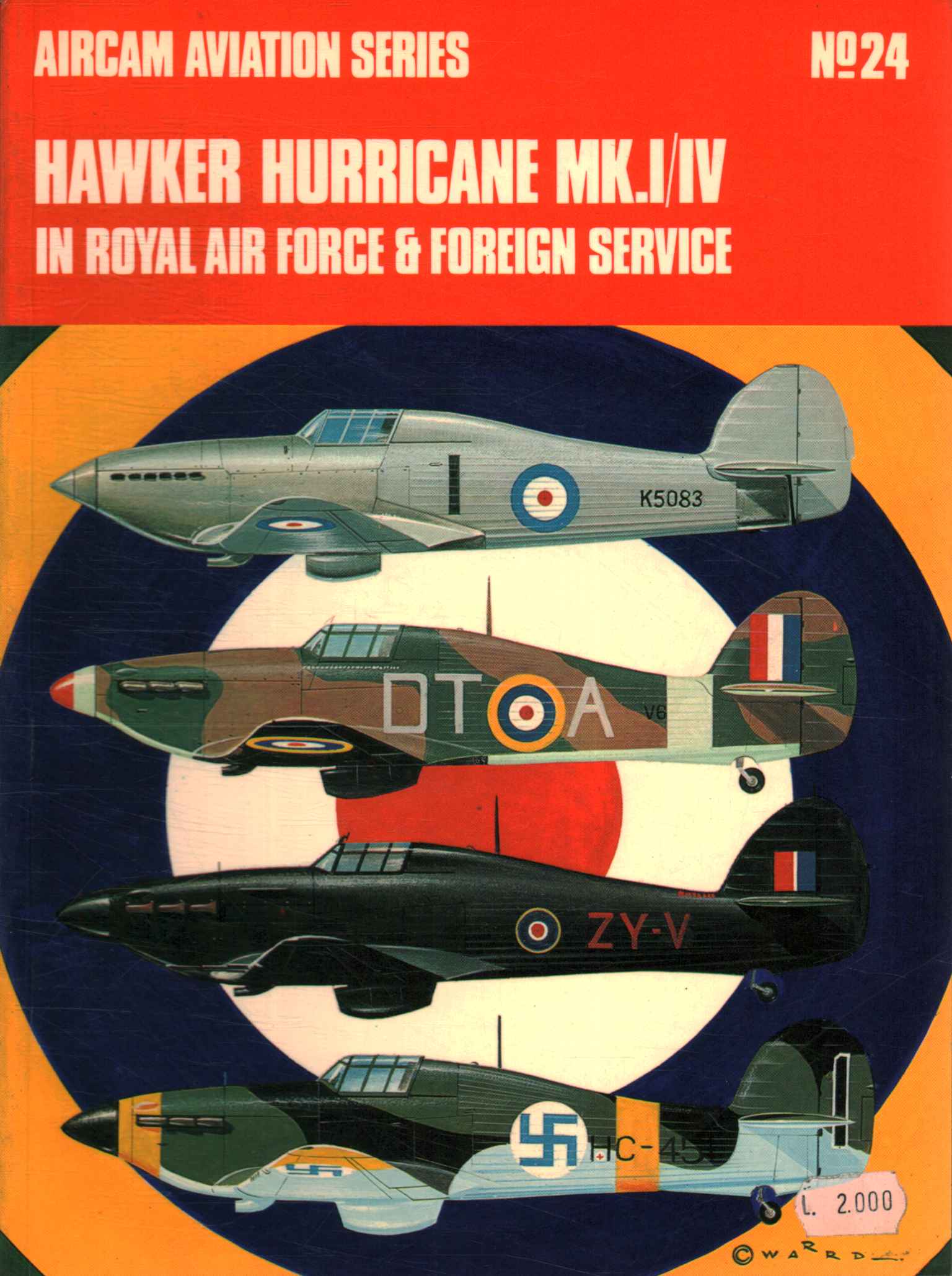 Aircam Aviation Series N.24. Hawker hurr