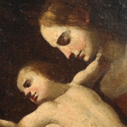 Gemälde Madonna mit Kind und Heiligem