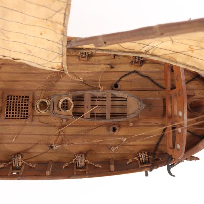 Xebec Wooden Sailing Ship