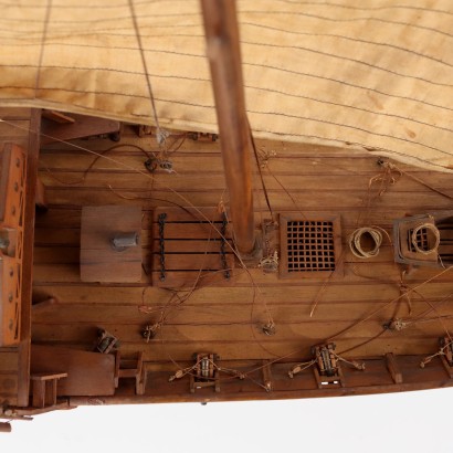 Xebec Wooden Sailing Ship