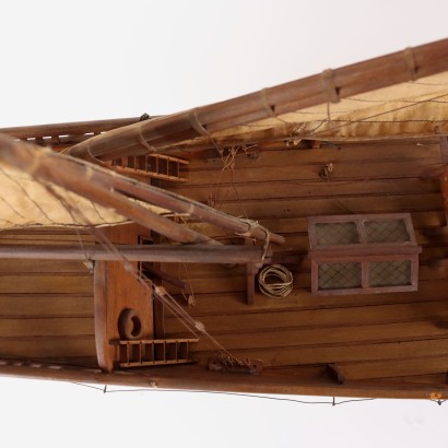 Xebec Wooden Sailing Ship