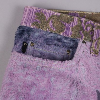 Pantalones con efecto de piel de Just Cavalli