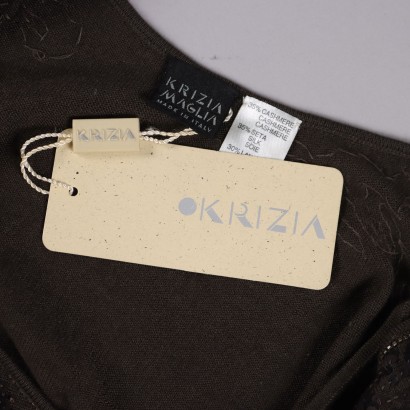 Krizia Vintage Cashmere and Silk Dress