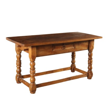 Table Ancienne en Bois Italie Début du XVIIIe Siècle