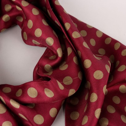 Giorgio Armani Polka Dot Silk Scarf