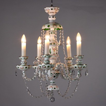 Bohemian glass chandelier