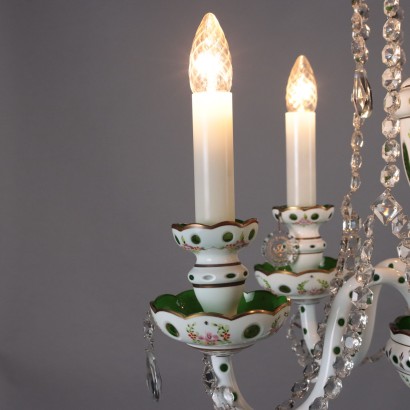 Bohemian glass chandelier