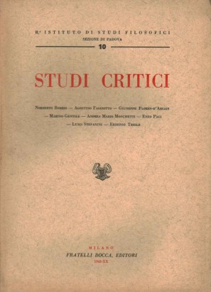 Studi critici