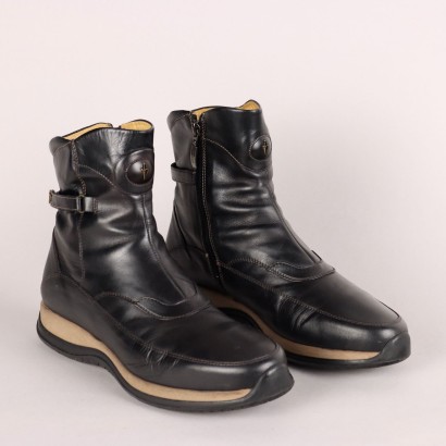 Bottines Second Hand Paciotti 4us pour Homme Cuir P. 43 Italie