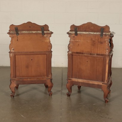 Pair of Bedside Tables, Pair of Baroque Style Bedside Tables