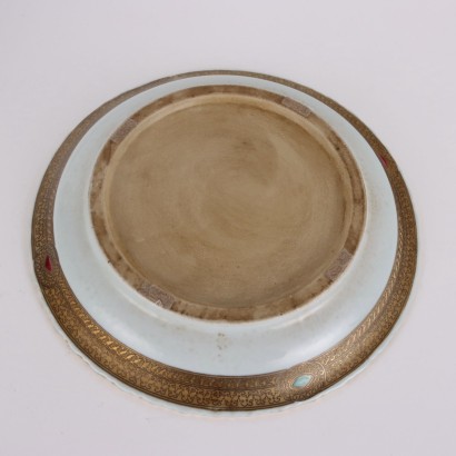 Ceramic soup tureen with plate