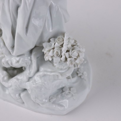 Sculptural Group in White Porcelain Ma