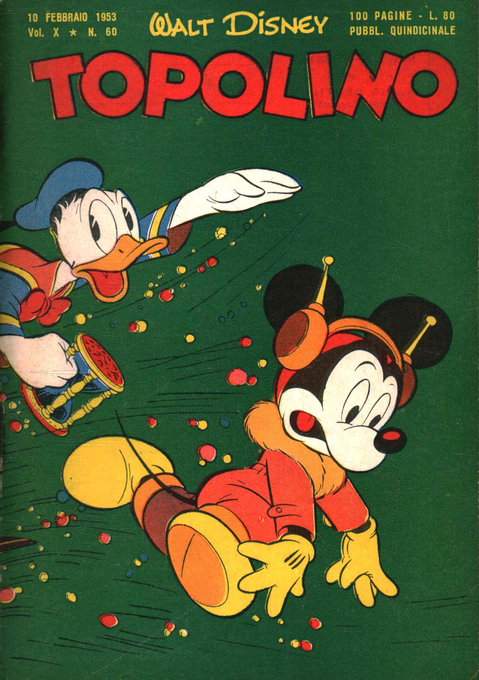 Folleto Mickey Mouse n.60