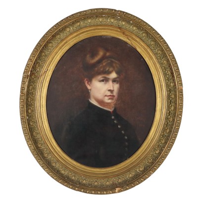 Painting Female Portrait 1884