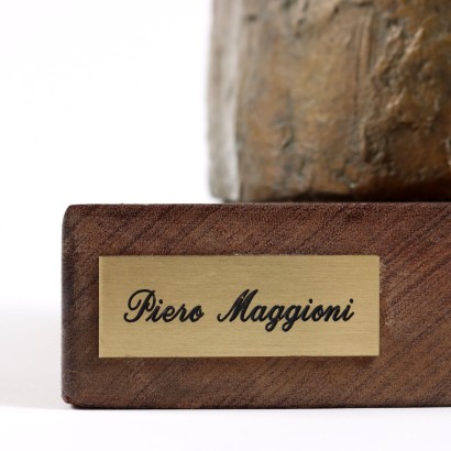 Bronzeskulptur Piero Maggioni