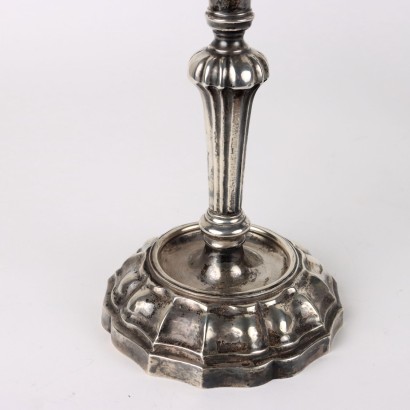 Pair of Silver Candelabra