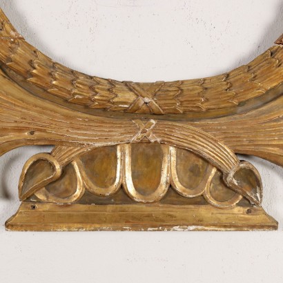 Large Intag. Wooden Overdoor Frieze