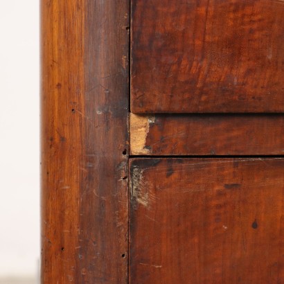 DRESSER, Carlo X chest of drawers in mahogany veneer