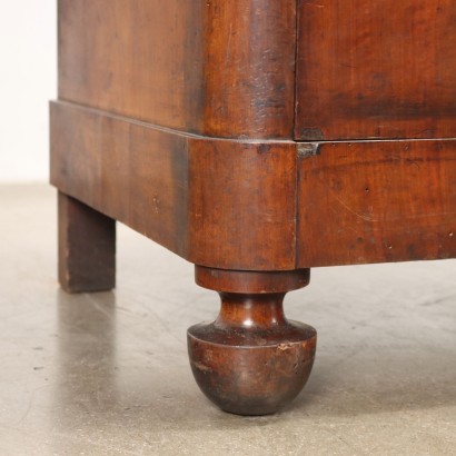 DRESSER, Carlo X chest of drawers in mahogany veneer