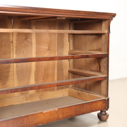 DRESSER, Commode Carlo X en placage d'acajou