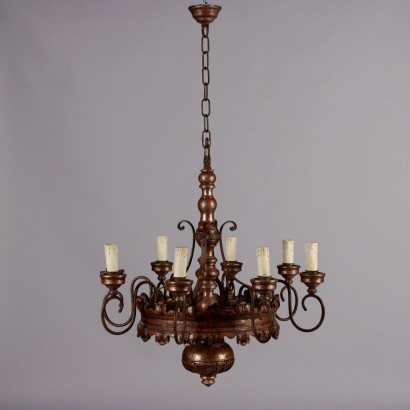 Carved chandelier