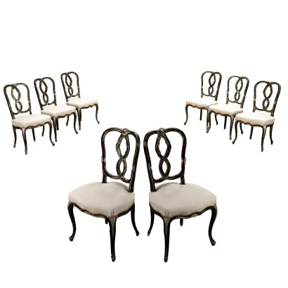 Eight Baroque Style Chairs