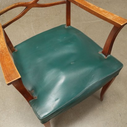 Groupe de 6 chaises et 2 fauteuils, chaises années 1950