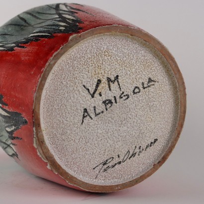 Albisola ceramic vase