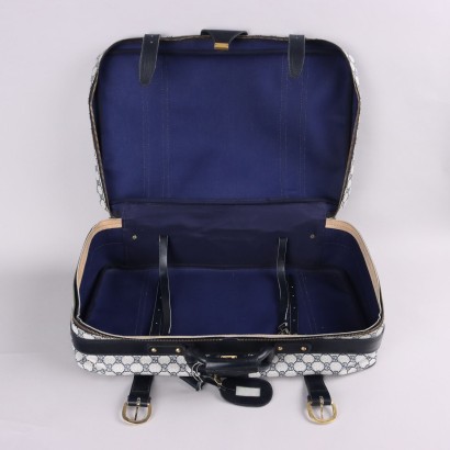 Valise bleue monogramme vintage Gucci