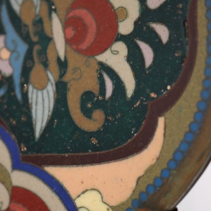 Large Cloisonné Po Enamel Plate