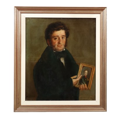 Painting Male Portrait 1833,Painting Male Portrait 1833