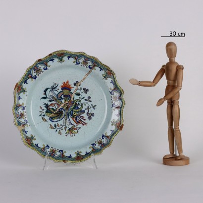 Rouen Majolica Plate