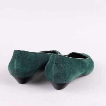 Gucci Vintage Green Ballerinas